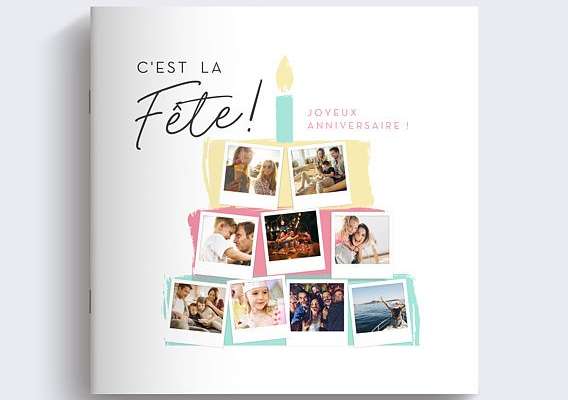 Livre photos anniversaire